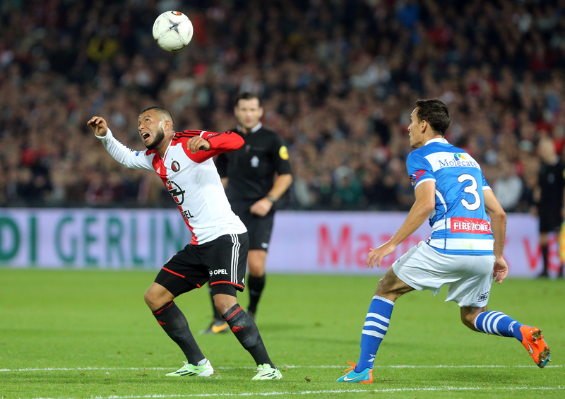 Feyenoord verstevigt positie in top drie met vijfde zege op rij